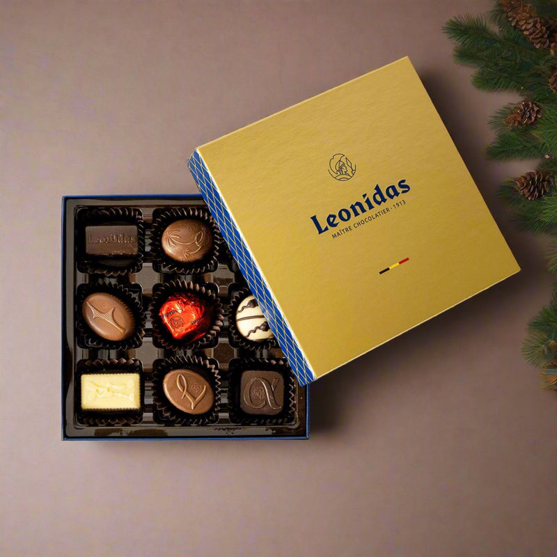 Leonidas Heritage Royal Blue Box - 9 Chocolates