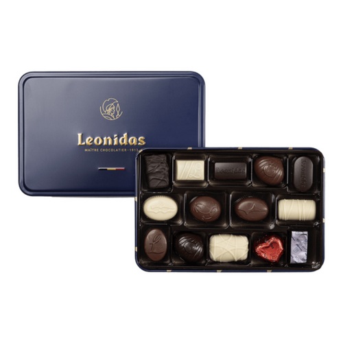 Leonidas Tin Gift Box - 14 or 20 Chocolates